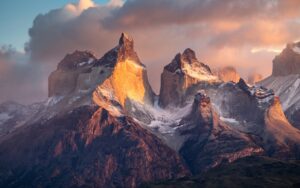 Torres del Paine en la Patagonia