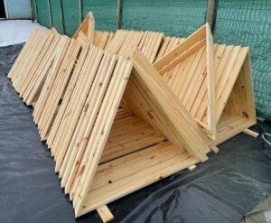 Triangulos para domo geodésico de 6 metros
