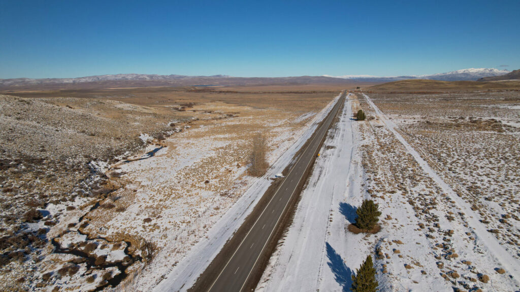 Route 40 in winter - Outdoor Patagonia