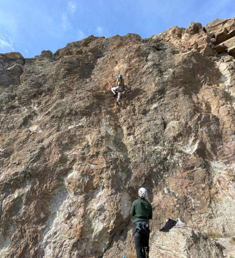 Escalando en la Patagonia