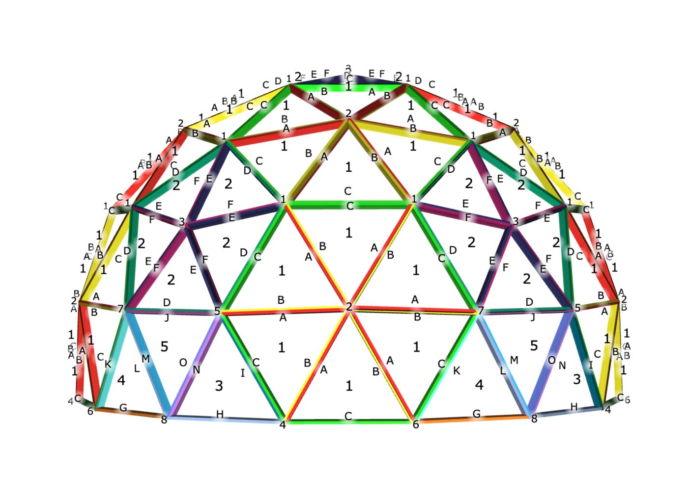 Build a 6m Geodesic Dome: Exact Measurements & Cutting Angles