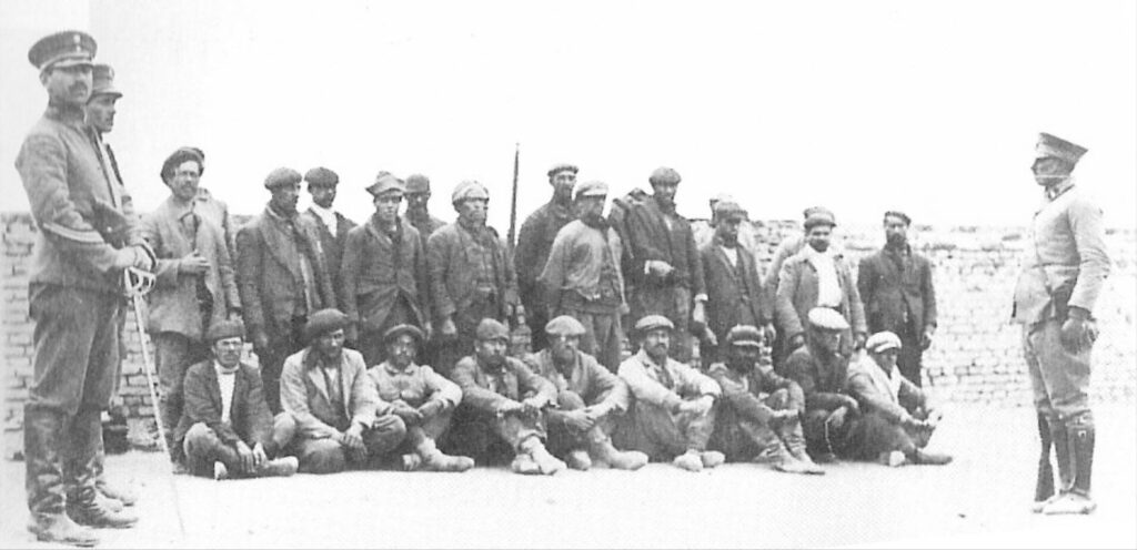 Workers captured by the military forces