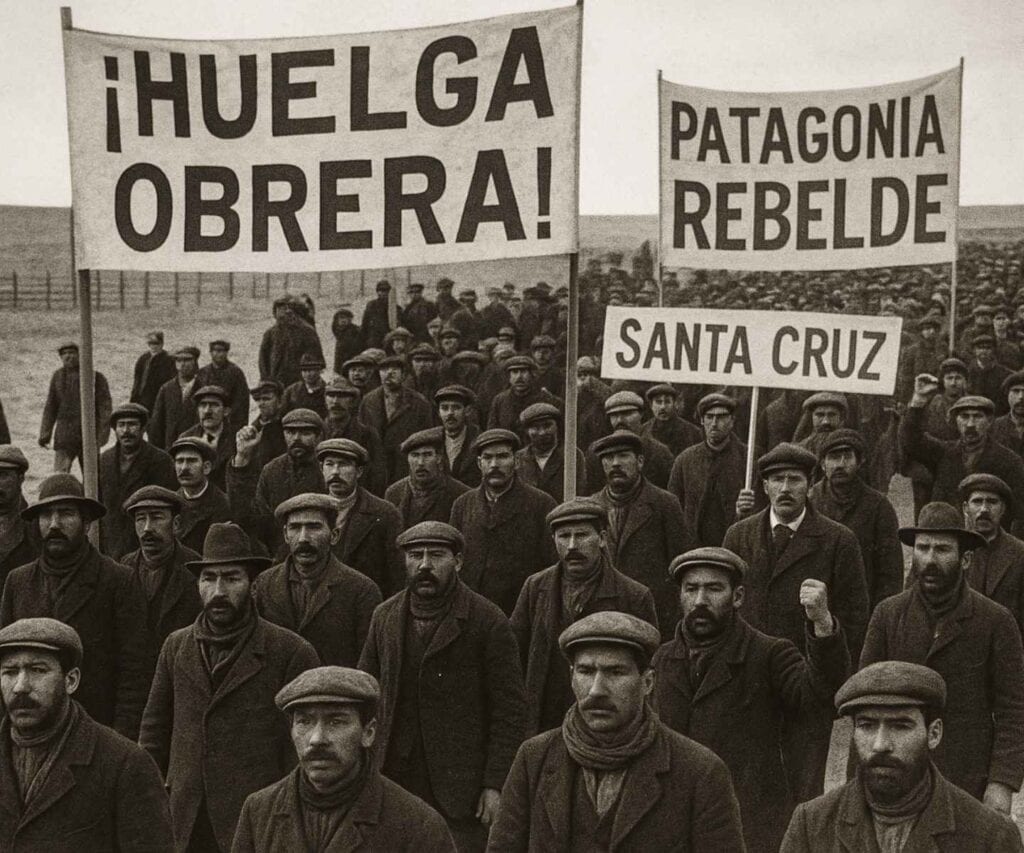 Workers' strike in Patagonia